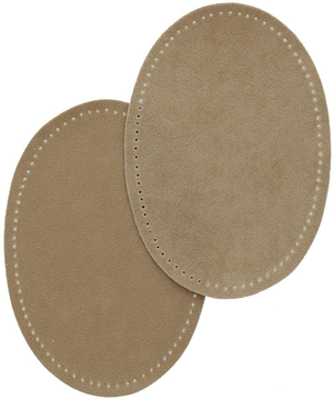 Coudières thermocollantes imitation daim beige