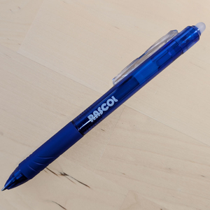 Stylo effaçable à la chaleur premium Rascol - Bleu