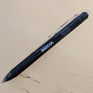 Stylo effaçable à la chaleur premium Rascol - Noir
