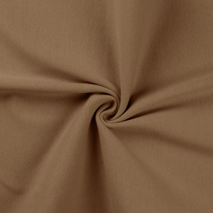 Tissu jersey bord côte - Taupe