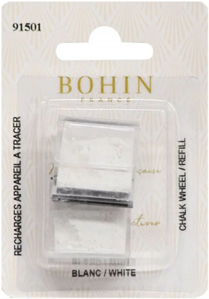 Recharges de craie blanches pour roulette de marquage Bohin