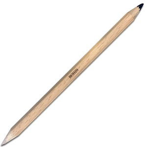Crayon craie coutue pour tissus bicolore Bohin - Blanc et noir