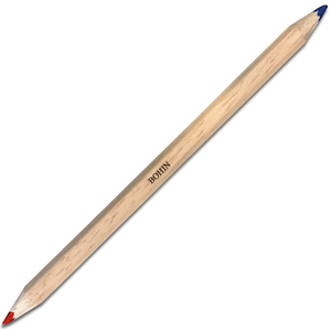 Crayon craie couture pour tissus bicolore Bohin - Rouge et bleu