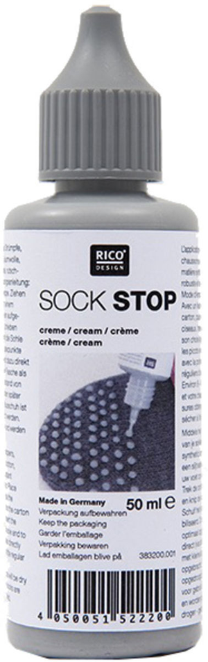 Flacon latex anti-dérapant pour chaussettes - Gris