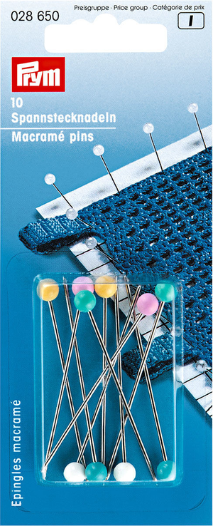 Épingles macramé