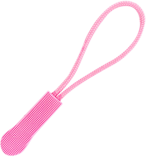 Cordon de tirage pour tirette de fermeture - Rose