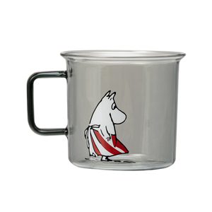 Moomin - Kubek szklany Mama Muminka 350ml szary