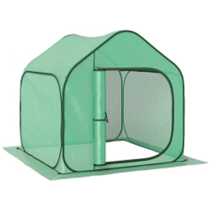 Outsunny 150 x 148cm Pop-Up Greenhouse - Green