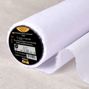 Entoilage tissé thermocollant universel léger