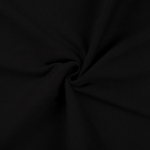 Tissu jersey bord côte - Noir
