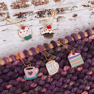 Set de 5 marqueurs de maille - Tea Time