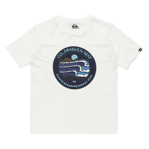 Quiksilver Kids Evo Three Seas Short Sleeve T-Shirt - XS / Snow White