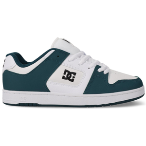 DC Shoes Mens Manteca 4 Leather Skate Trainers - 9.5 UK / White/Light Navy