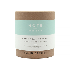 Teministeriet - herbata zielona NOTE Green Tea Coconut EKO 20 saszetek