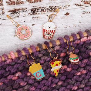 Set de 5 marqueurs de maille - Snacks