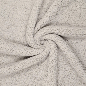 Tissu sherpa - Gris souris