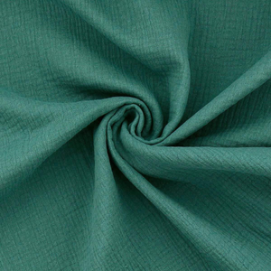 Tissu double gaze de coton - Eucalyptus