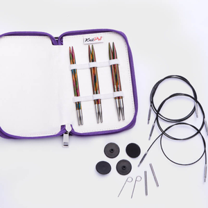 Trousse aiguilles à tricoter circulaires KnitPro Starter Symfonie Wood