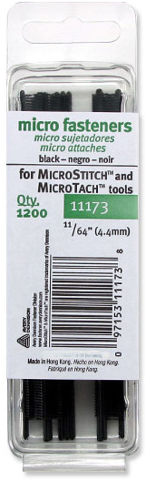 Recharges agrafes pour MicroStitch - Noir