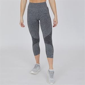 MYPROTEIN Womens Curve High Waisted 3/4 Tight Leggings Grey
