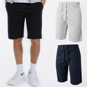 Kangaroo Poo Mens Jersey Three Pack Shorts Black/Navy/Grey Marl