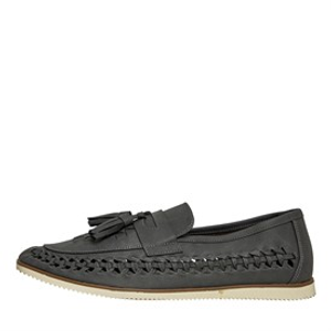 Brave Soul Mens Drift Loafers Grey