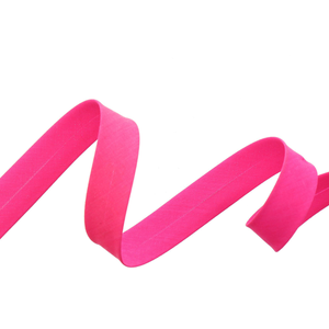 Biais tout textile - Rose fluo
