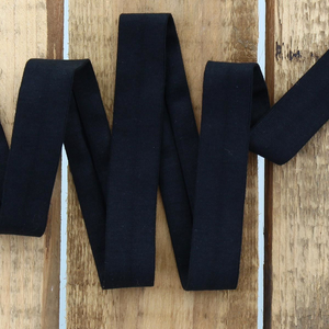 Biais jersey coton - Noir