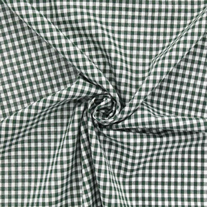Tissu Vichy grands carreaux - Vert bouteille