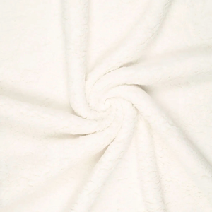 Tissu sherpa - Écru