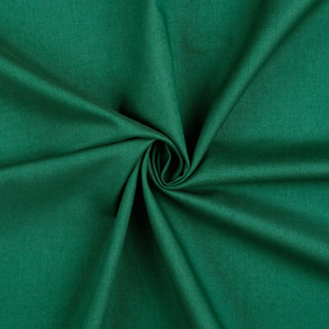Tissu coton cretonne uni - Vert foncé