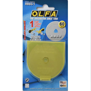 1 lame de rechange pour cutter Olfa - 60 mm