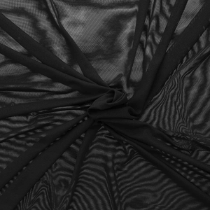 Tissu lingerie Powermesh - Noir