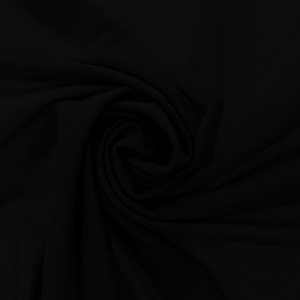 Tissu scuba crêpe - Noir
