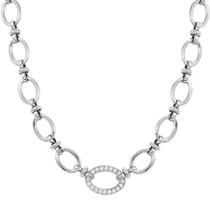 Affinity Steel CZ Necklace