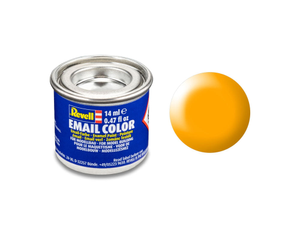 Revell Silk Lufthansa-Yellow (RAL 1028) Email Colour 14ml Model Paint No.310