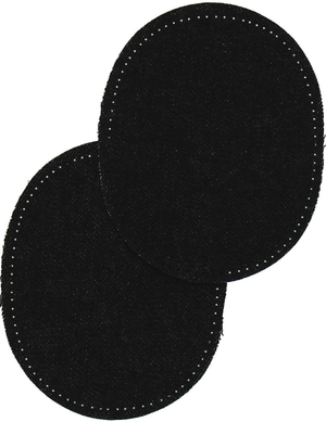 Coudières thermocollantes jean noir