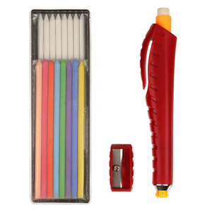Crayon craie porte mine + craies + taille crayon