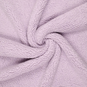 Tissu sherpa - Lilas