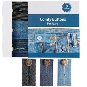 Boutons rallonge en métal Easy Fit pour jeans