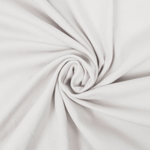 Tissu jersey 100% coton - Blanc