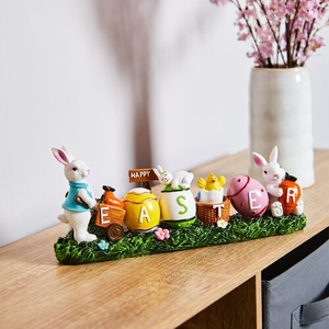 Easter Bunnies and Eggs Decoration