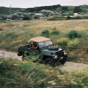 EXT253-2SAC - 88"/109 " Bikini Hood for Land Rover Series - Sand Canvas for LWB or SWB - By Exmoor Trim