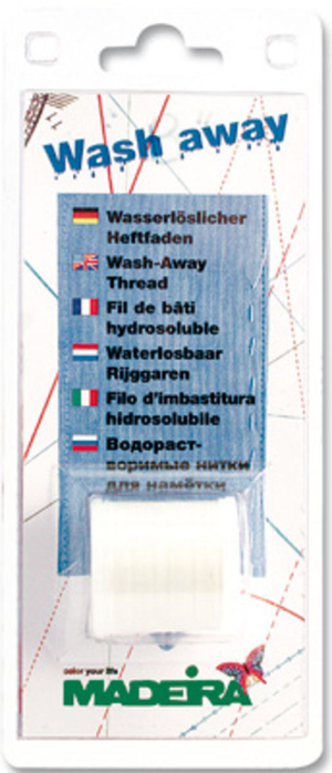 Fil à bâtir hydrosoluble Wash Away Madeira