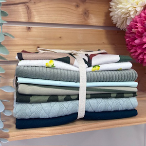 Lot de 8 coupons de tissu