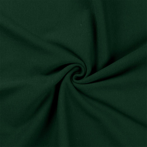 Tissu jersey bord côte - Vert bouteille