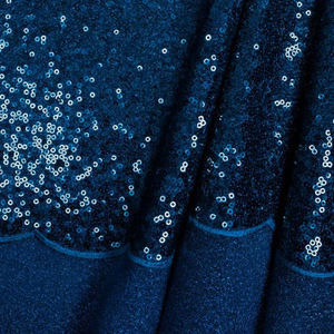 Tissu sequins - Bleu