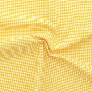 Tissu Vichy petits carreaux - Jaune