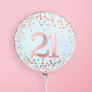 Pink 21st Birthday Balloon
