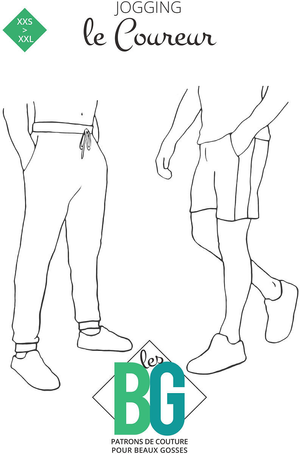 Patron de jogging et short pour homme Le Coureur - Les BG